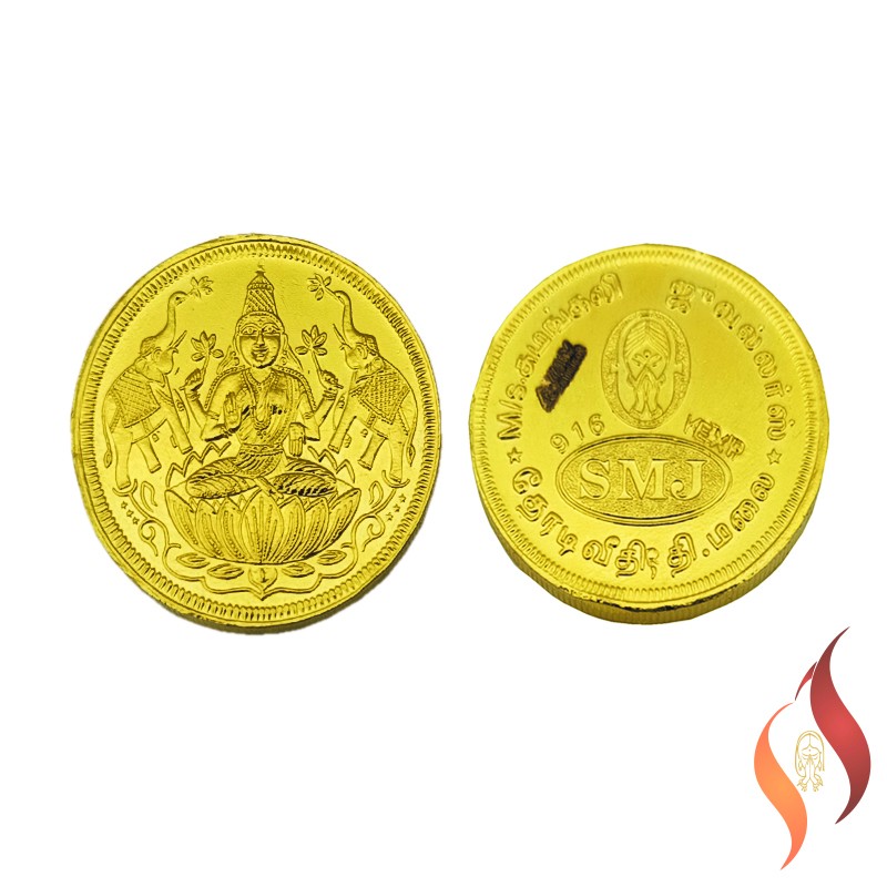 Gold Lakshmi Coin 1110001