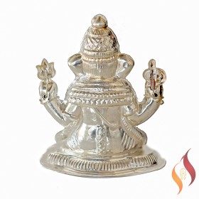 Silver Vinayagar Statue 0001
