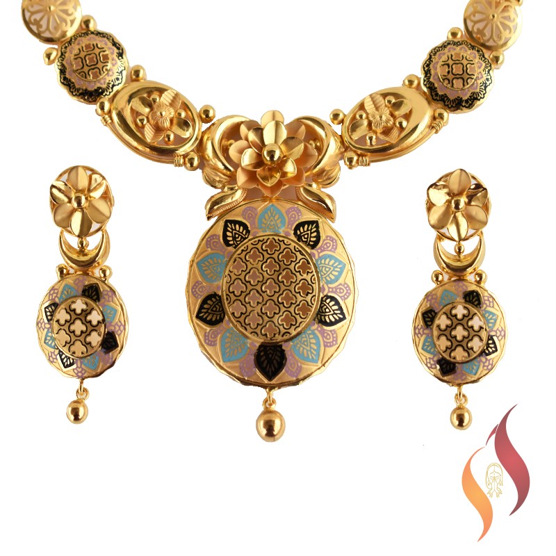 Gold Casting Necklace with Tupps 1250056