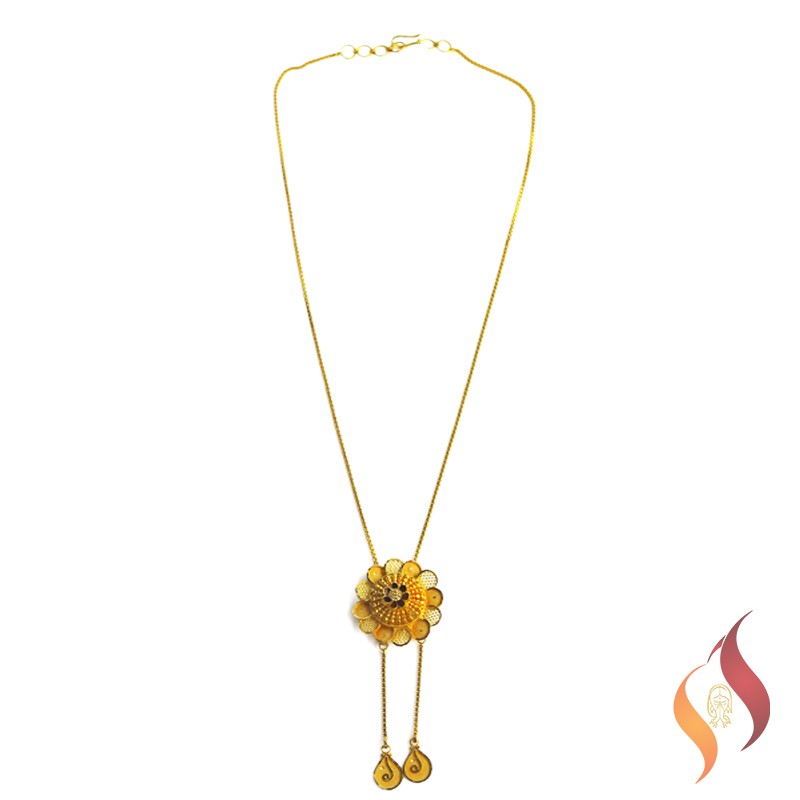 Gold Fancy NEcklace 1250060
