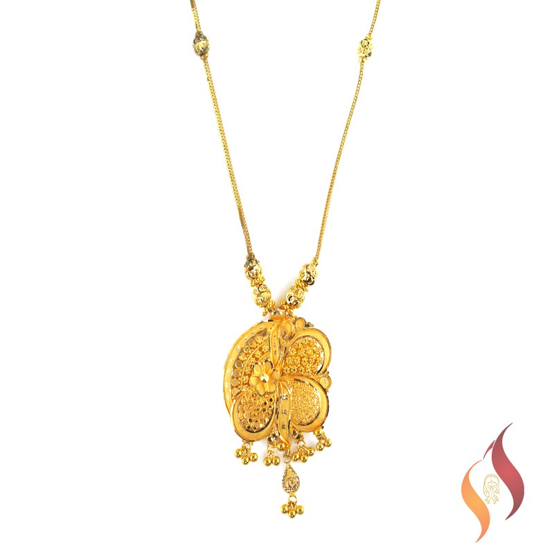 Gold Fancy Necklace 1250061