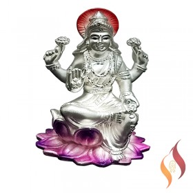 Silver Lakshmi Statue 0006